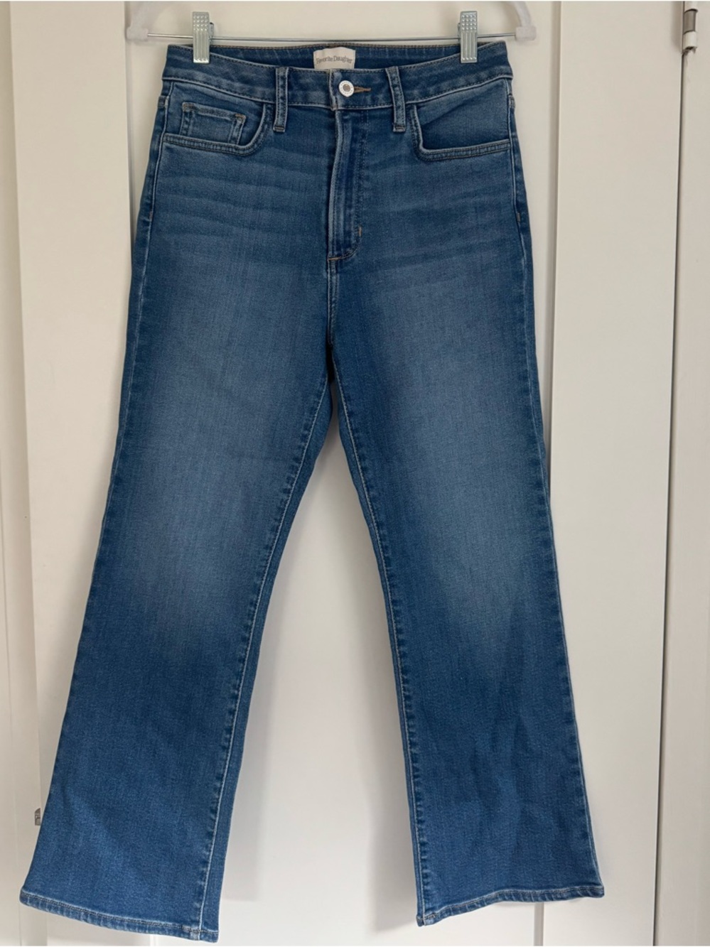 NWT Favorite Daughter The Erin Crop Boot Hyannis Jeans Size 28